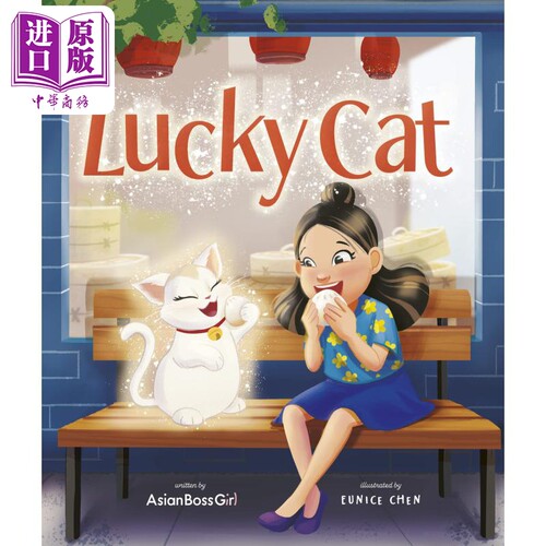 现货 Eunice Chen Lucky Cat 招财猫的故事 英文原版 精品绘本 动物故事 Melody Cheng Helen Wu Janet Wang 4-6岁【中商原版】