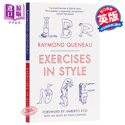 预售 【中商原版】风格练习 英文原版 Alma Classics:Exercises in Style / 雷蒙•格诺 Raymond Queneau 文学写作