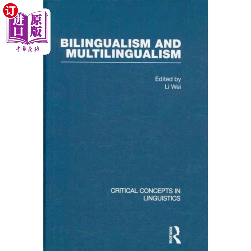 海外直订Bilingualism and Multilingualism 双语和多语