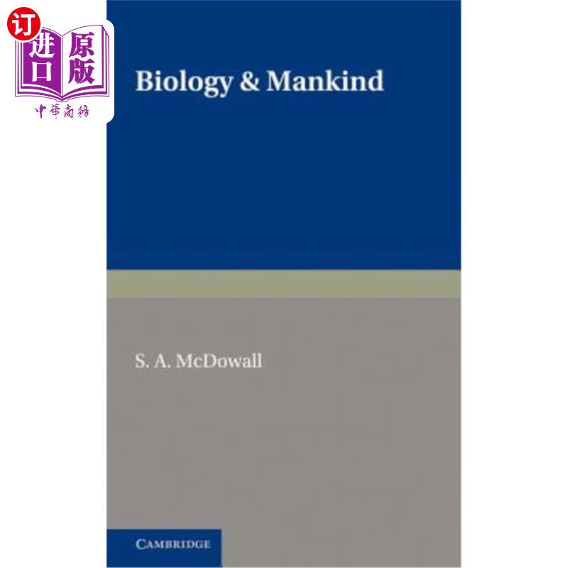 海外直订Biology and Mankind 生物学与人类