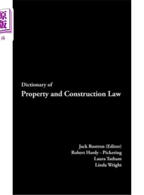 海外直订Dictionary of Property and Construction Law “物权与建筑法”词典