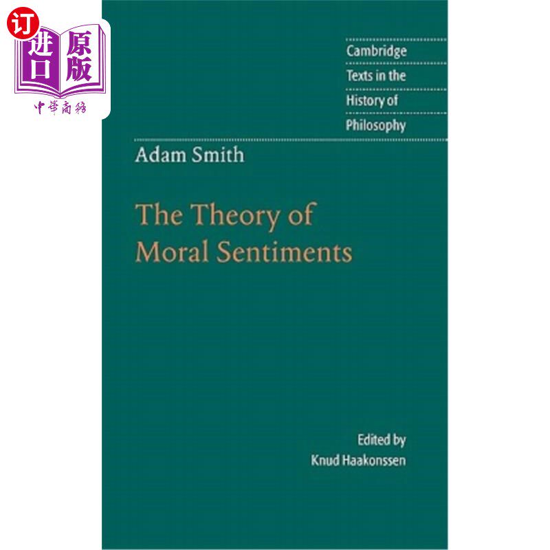 海外直订Adam Smith: The Theory of Moral Sentiments 亚当·斯密：道德情感理论
