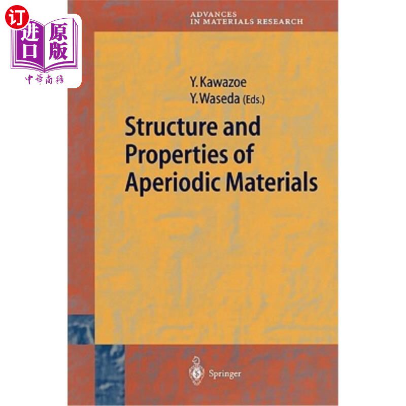 海外直订Structure and Properties of Aperiodic Materials 非周期材料的结构与性能
