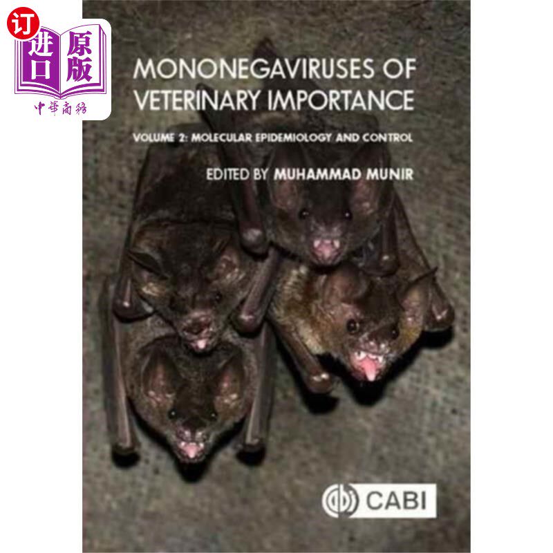 海外直订医药图书Mononegaviruses of Veterinary Importance, Volume... 兽医用单阴性病毒，第2卷