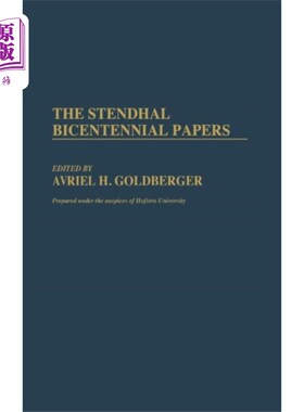 海外直订Stendhal Bicentennial Papers 司汤达周年论文