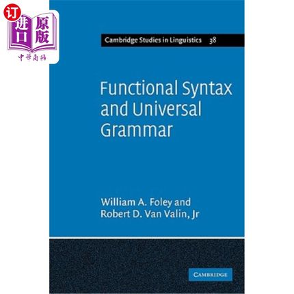 海外直订Functional Syntax and Universal Grammar 功能语法与通用语法