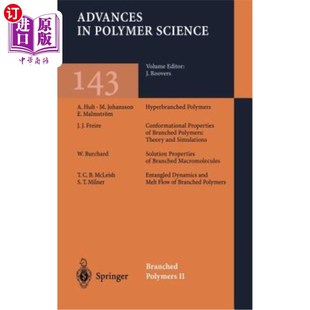 海外直订Branched Polymers II 支化聚合物II