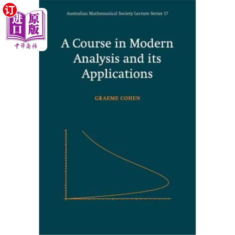 海外直订Course Modern Analysis Applications 课程现代分析应用