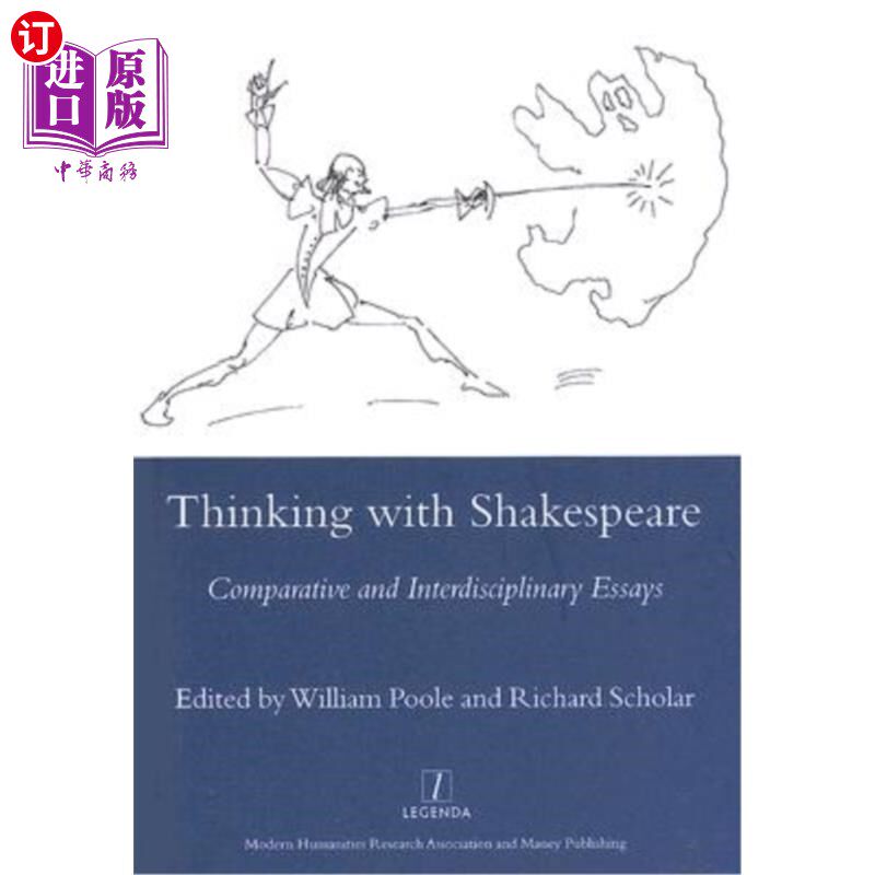 海外直订Thinking with Shakespeare: Comparative and Interdisciplinary Essays 思考莎士比亚:比较和跨学科散文