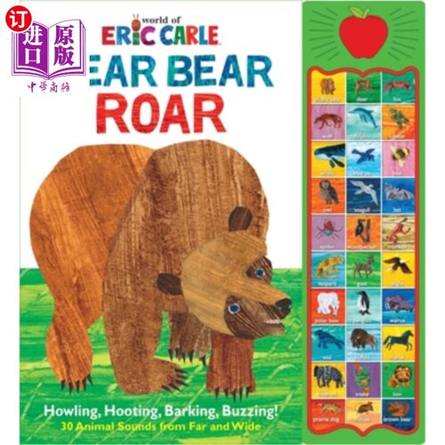 海外直订Eric Carle: Hear Bear Roar 埃里克·卡尔:听熊吼