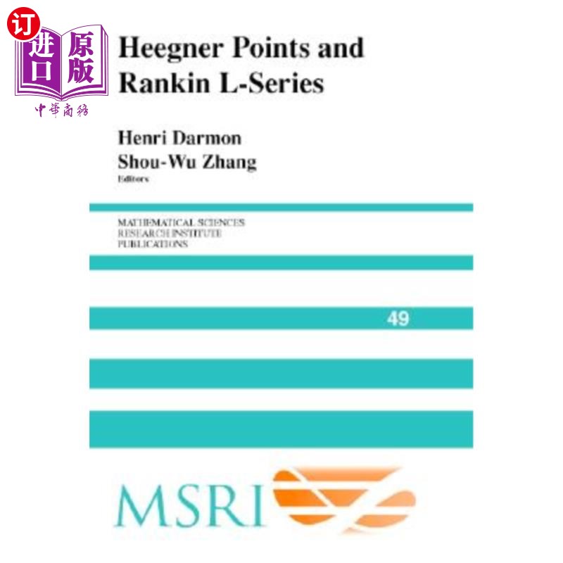 海外直订Heegner Points and Rankin L-Series Heegner Points和Rankin L系列