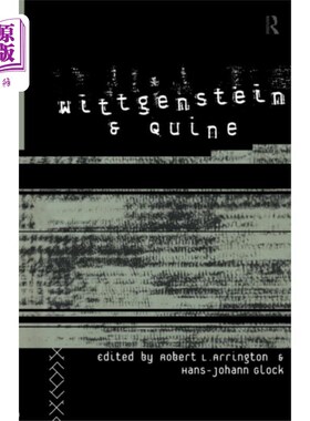 海外直订Wittgenstein and Quine 维特根斯坦和奎因