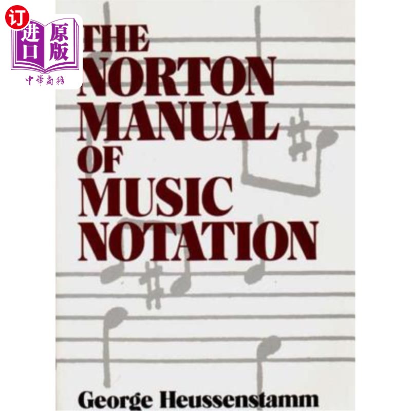 海外直订Norton Manual of Music Notation 诺顿音乐符号手册