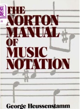 海外直订Norton Manual of Music Notation 诺顿音乐符号手册