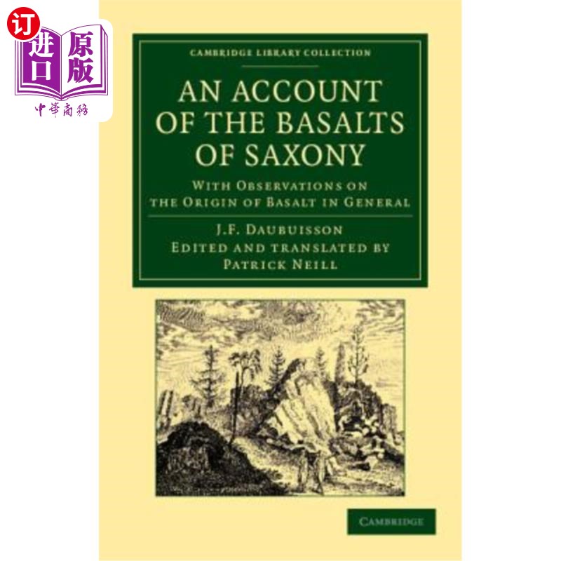 海外直订An Account of the Basalts of Saxony: With Observations on the Origin of Basalt i 萨克森玄武岩记述：玄武岩起源的