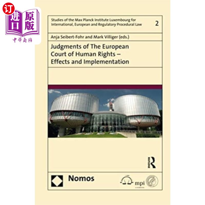 海外直订Judgments of the European Court of Human Rights ... 欧洲人权法院的判决-效果和执行
