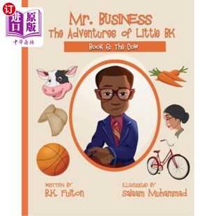 商业先生：小黑历险记：第六册：牛 The Cow Book Little Adventures Business 海外直订Mr.