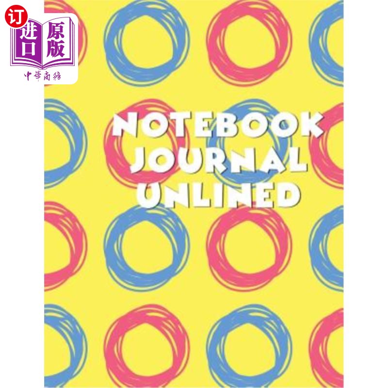 海外直订Notebook Journal Unlined: Blank Doodle Draw Sketch Books 书籍/杂志/报纸 儿童读物原版书 原图主图