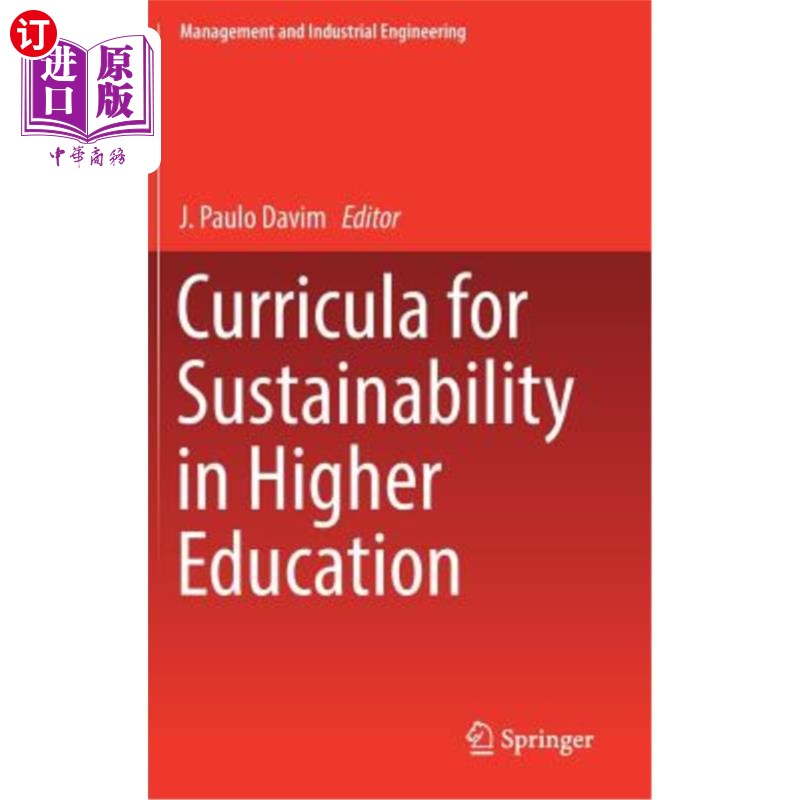海外直订Curricula for Sustainability in Higher Education 高等教育可持续发展课程