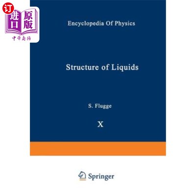 海外直订Structure of Liquids / Struktur Der Flüssigkeiten 液体结构