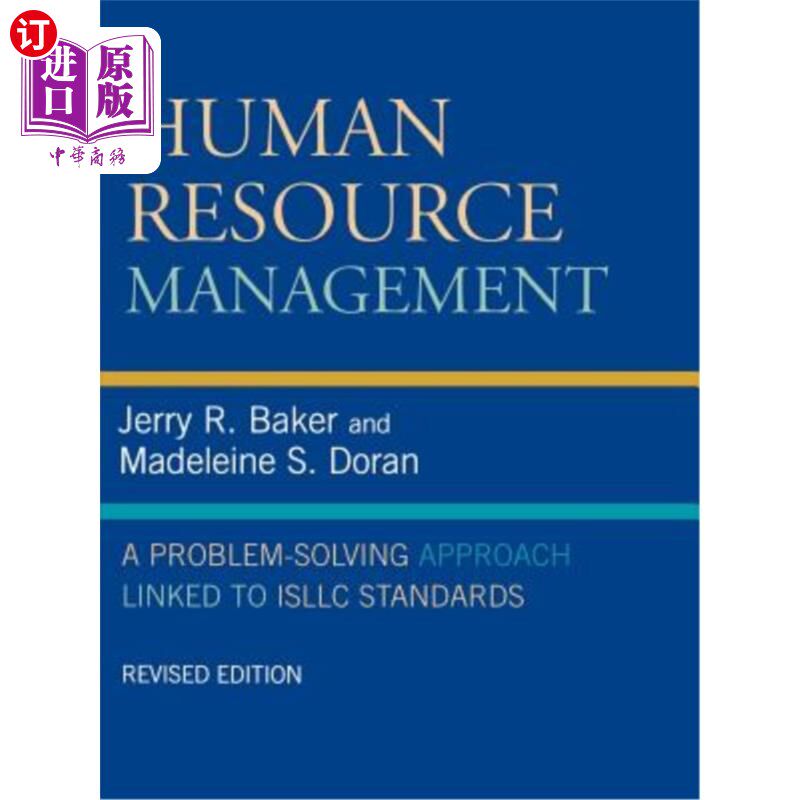 海外直订Human Resource Management: A Problem-Solving Approach Linked to Isllc Standards 人力资源管理:与ISL