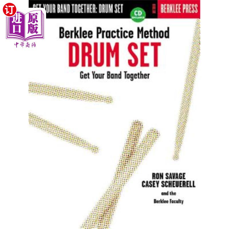 海外直订Berklee Practice Method: Drum Set 伯克利练习法：鼓套
