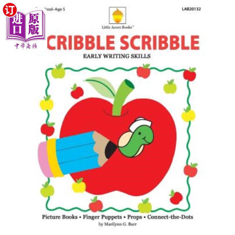 海外直订Scribble Scribble: Early Writing & Readiness Skills Practice 涂鸦涂鸦：早期写作和准备技能练习