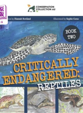 海外直订Conservation Collection AU - Critically Endangered: Reptiles 保护珍藏区-极度濒危：爬行动物