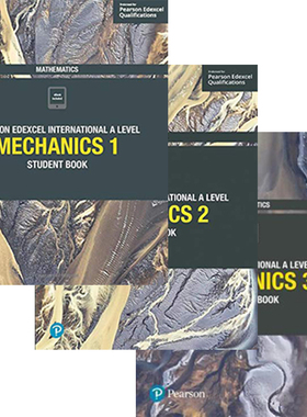 爱德思国际A水平数学力学套装3册 英文原版 Edexcel International A Level Mathematics Mechanics SET(3 books) 【中商原版