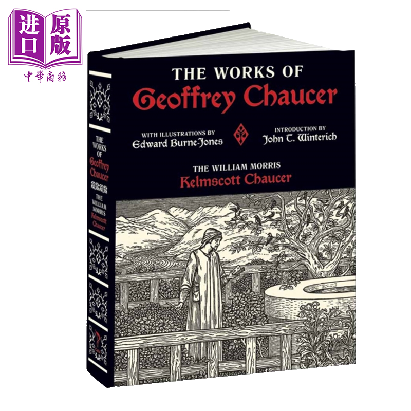 现货杰弗雷·乔叟作品集 Calla Editions精装插图版英文原版 The Works of Geoffrey Chaucer William Morris【中商原版】