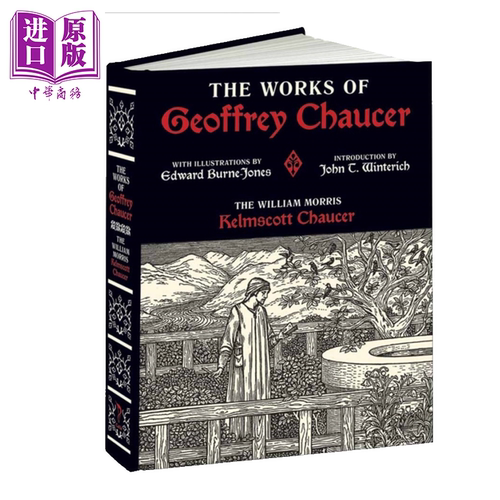 现货 杰弗雷·乔叟作品集 Calla Editions 精装插图版 英文原版 The Works of Geoffrey Chaucer William Morris【中商原版】