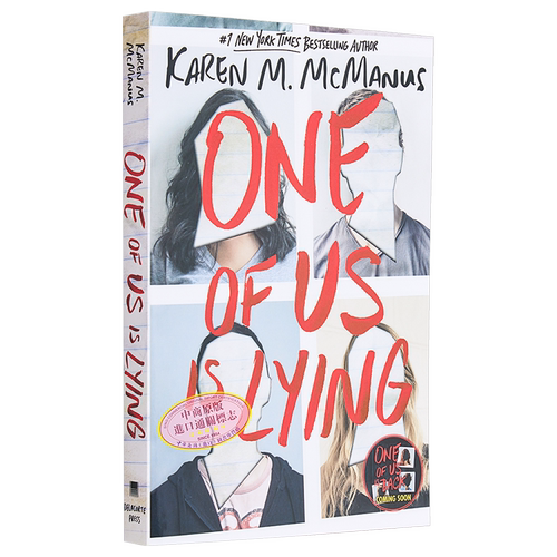 One of Us Is Lying 英文原版 谁在说谎 Karen M. McManus 我们有人在撒谎 悬疑推理小说【中商原版】