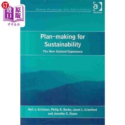 海外直订Plan-making for Sustainability 制定可持续发展计划