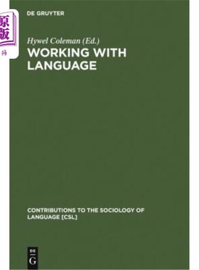 海外直订Working with Language 使用语言