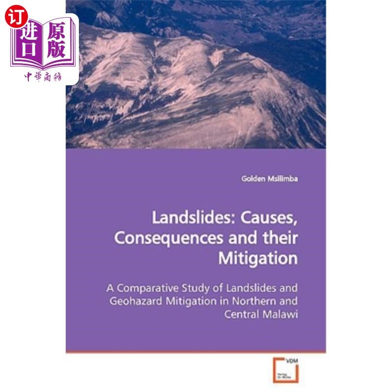 海外直订landslides: causes, consequences and their mitigation