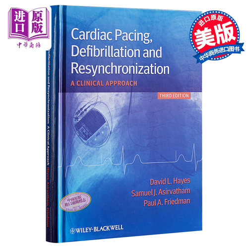 现货 Cardiac Pacing Defibrillation And Resynchronization 第3版 心脏起搏 除颤与再同步 英文原版 David Hayes【中商原版】