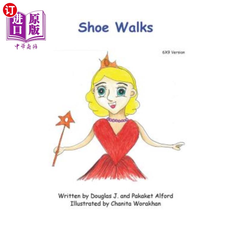海外直订Shoe Walks - 6X9 Version: -With Funky Fairy 鞋行-6X9版：-带时髦仙女