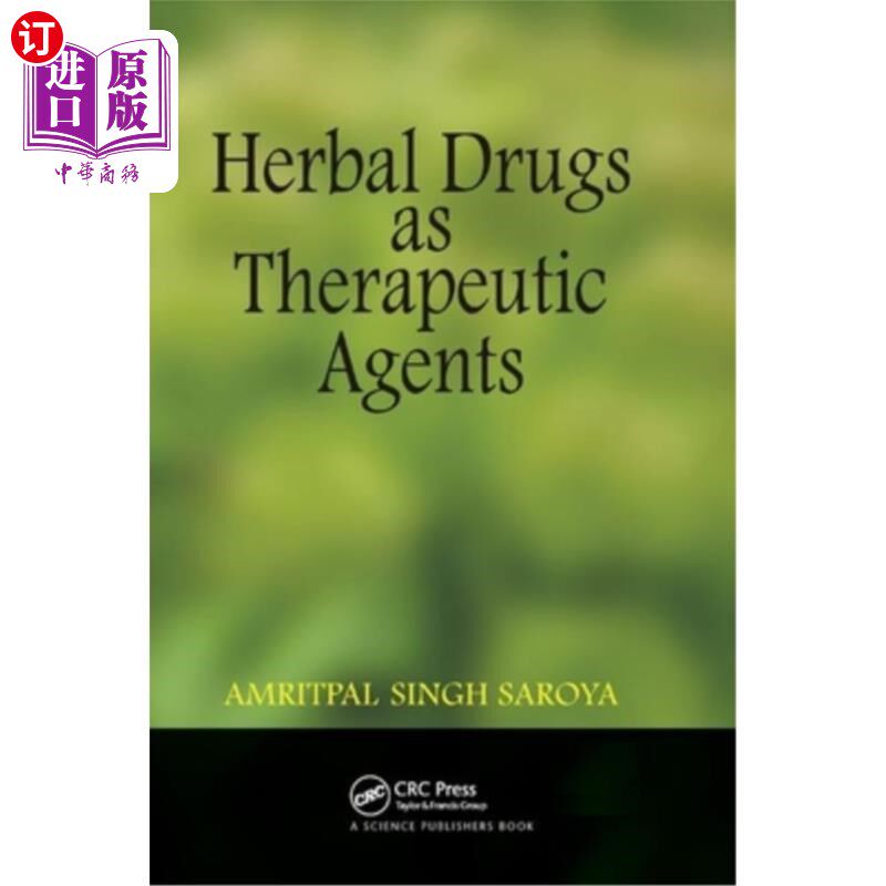 海外直订医药图书Herbal Drugs as Therapeutic Agents 草药作为治疗剂