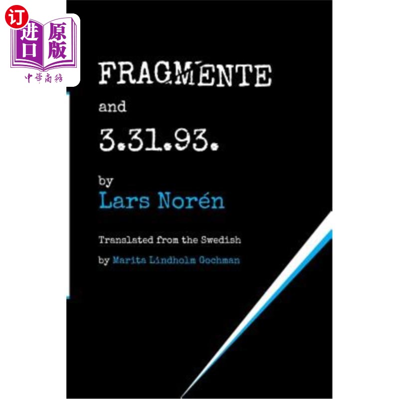 海外直订FRAGMENTE and 3.31.93.