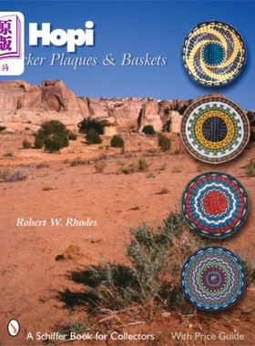 海外直订Hopi Wicker Plaques and Baskets Hopi柳条板和篮子