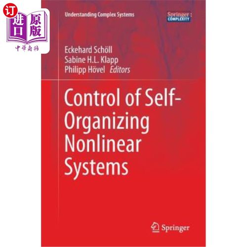 海外直订Control of Self-Organizing Nonlinear Systems 自组织非线性系统的控制