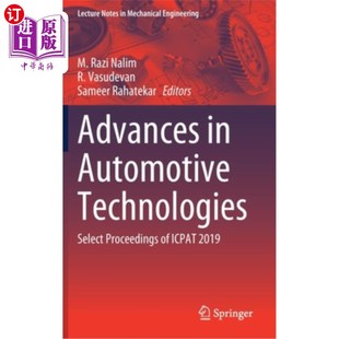 Proceedings Technologies 汽车技术进展 2019年Icpat会议论文集精 Icpat 海外直订Advances Select Automotive 2019