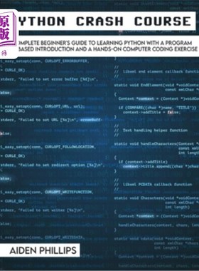 海外直订Python Crash Course: The Perfect Beginner's Guide to Learning Programming with P Python速成班: