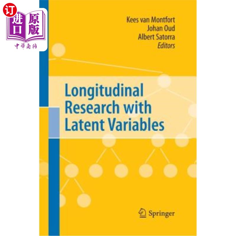 海外直订Longitudinal Research with Latent Variables 具有潜在变量的纵向研究