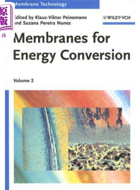 预售 能量转化用薄膜 第2卷 Klaus Viktor Peinemann 英文原版 Membrane Technology V 2 【中商原版】
