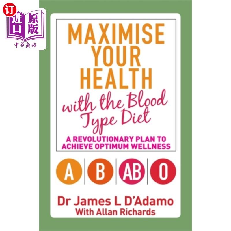 海外直订医药图书maximise your health with the blood type diet