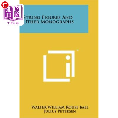 海外直订String Figures and Other Monographs 弦图和其他专著