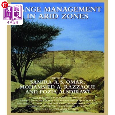 海外直订Range Management in Arid Zones 干旱区的牧场管理