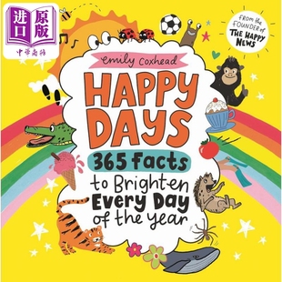 Facts Year英文原版 日子365个令人愉快 Cheerful Days 绘本 the Brighten 中商原版 Day 365 事实Happy 快乐 Every