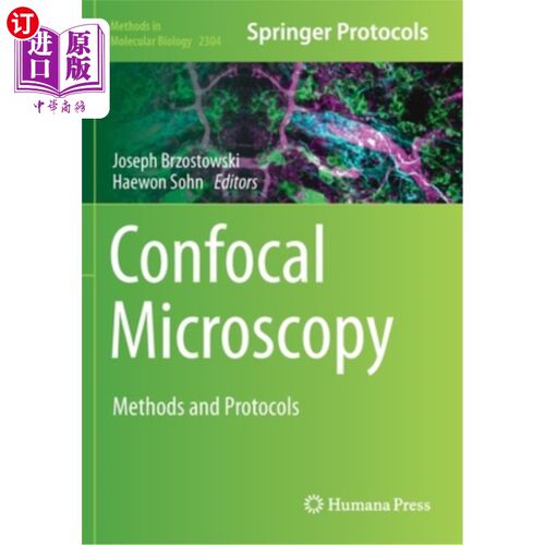 海外直订Confocal Microscopy: Methods and Protocols 共聚焦显微术:方法和协议